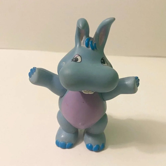 Vintage  1985 Wuzzles Hoppopotamus Poseable 4" Tall Figure - Picture 10 of 12